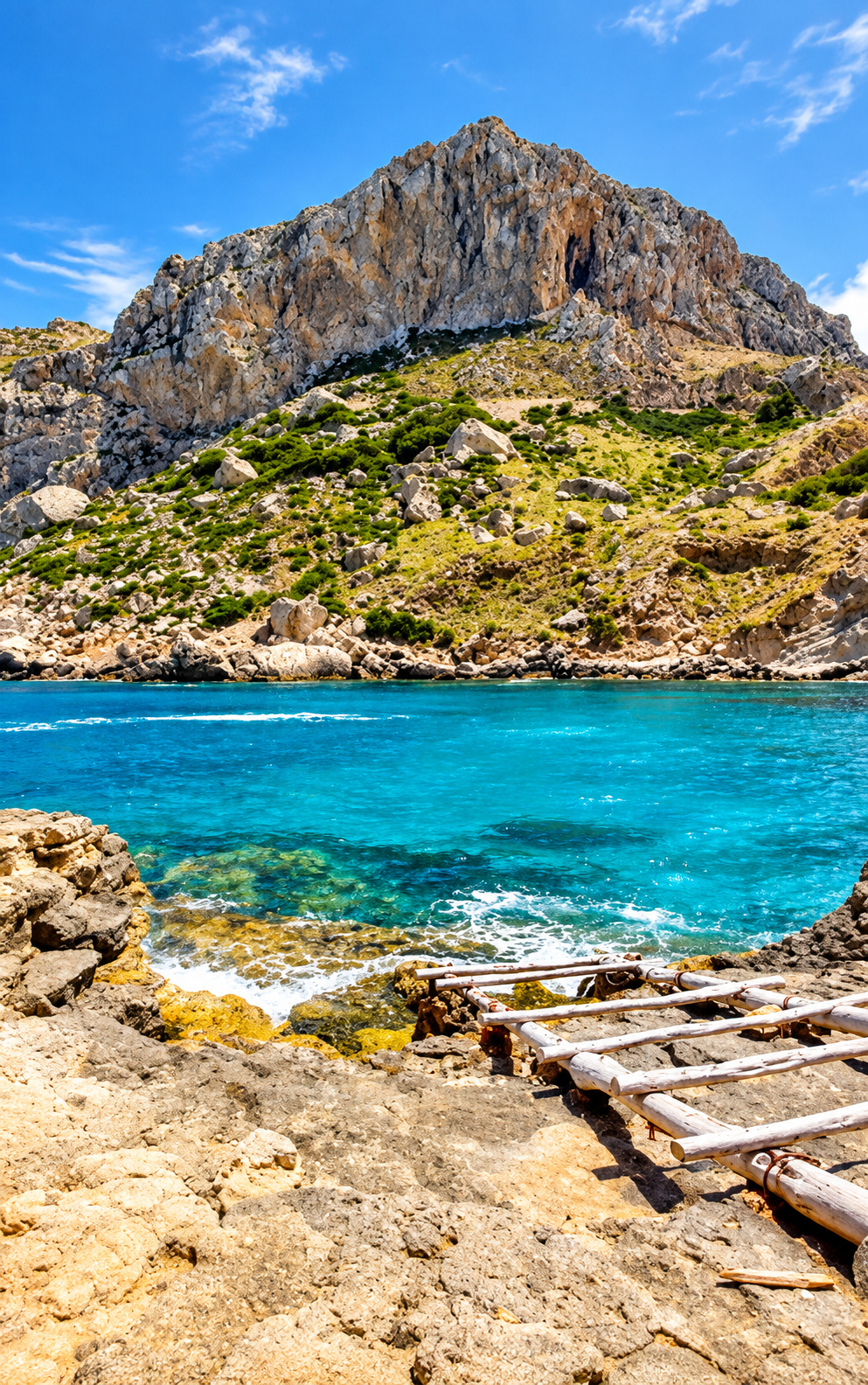 Plaża Cala Figuera na Połwyspie Formentor na Mallorca