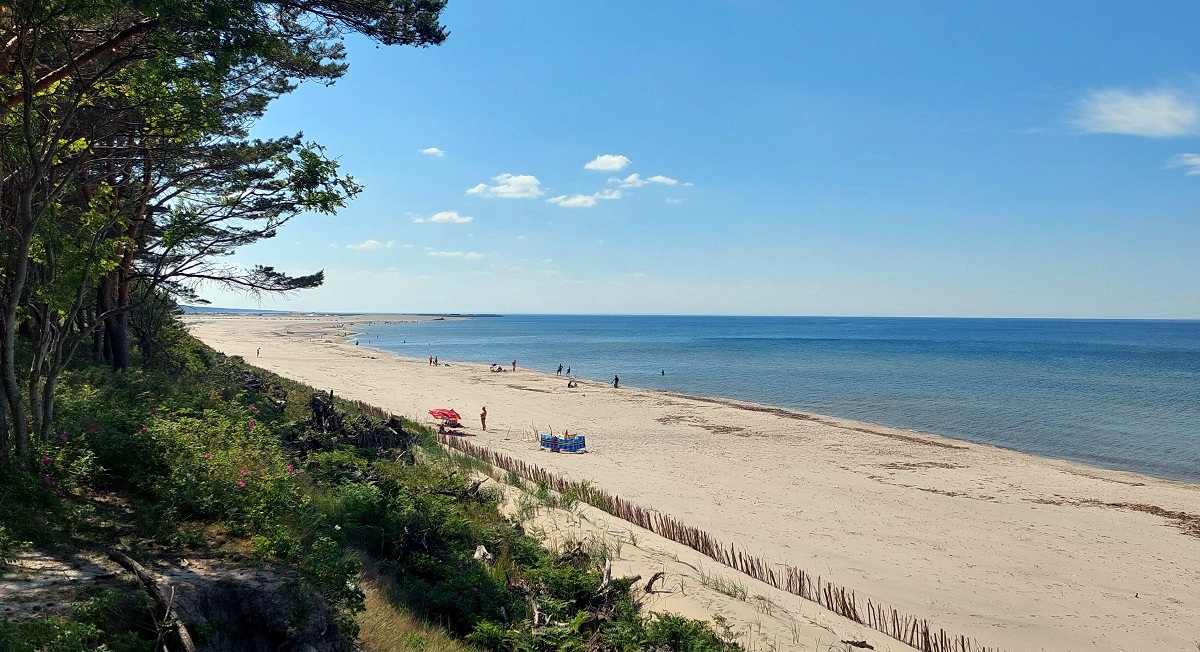 Mierzeja Wiślana - Szlak R10 przy samym morzu