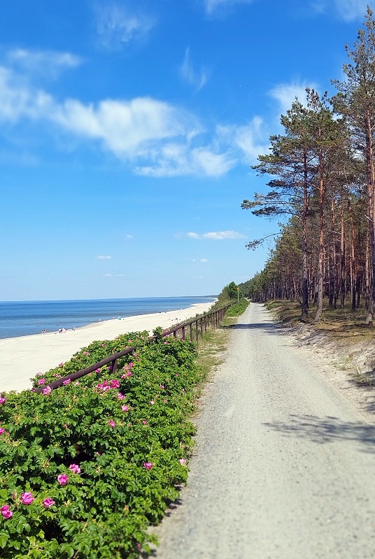 Mierzeja Wiślana - Szlak R10 przy samym morzu