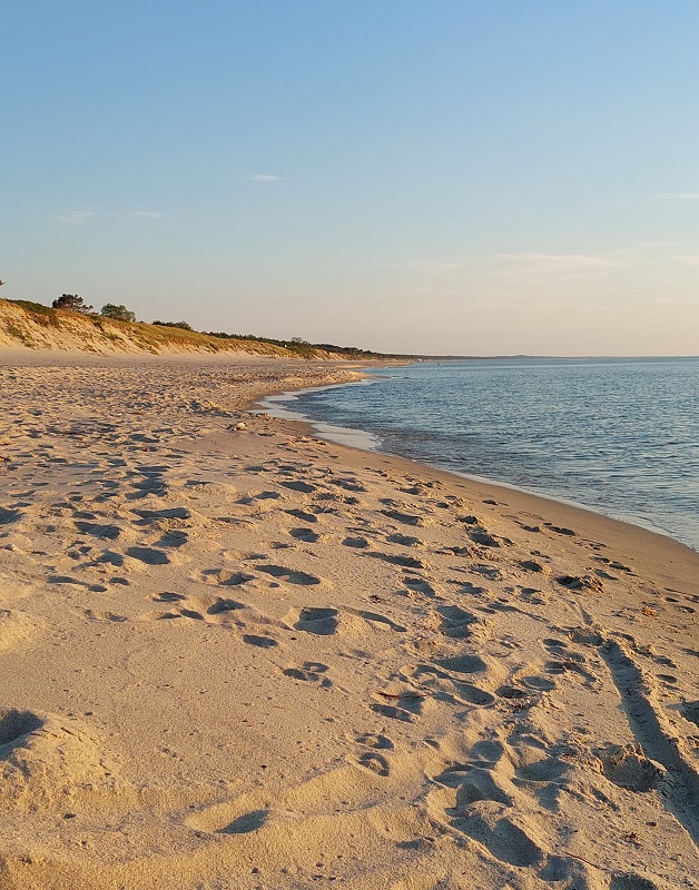 Mierzeja Wiślana - Plaża w Piaskach przy granicy Polski